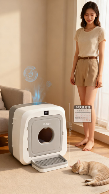 “三重”控味除臭，带来最长30余天、中间无需打理的更换期