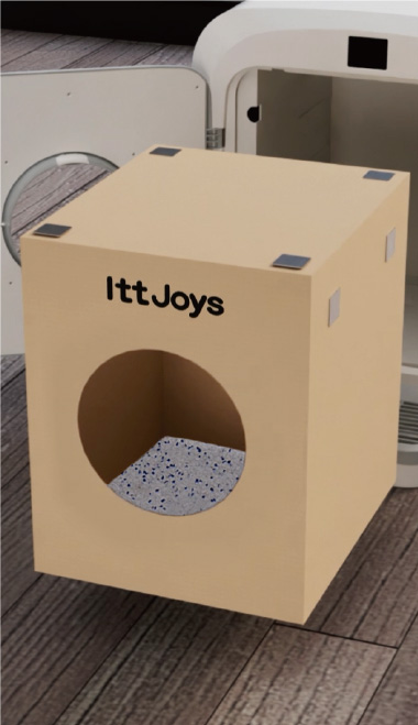 砂、盒一体化设计，不再疲于添砂清砂，跟换砂说Byebye